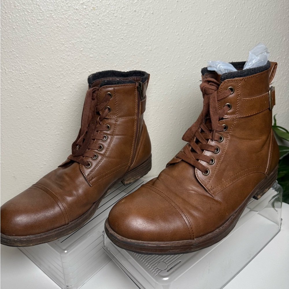 Others Follow Tan Leather Men's Boots - Picture 4 of 7